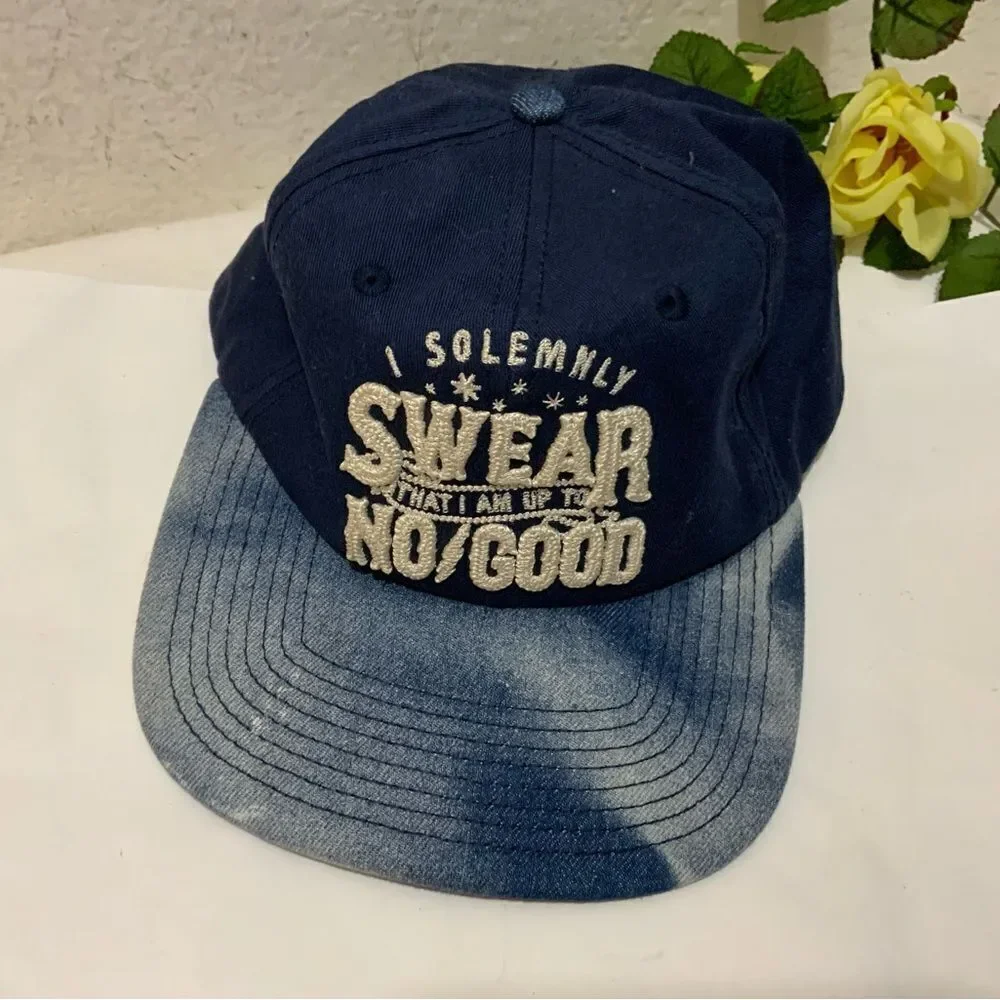 Harry Potter Snap Back Hat I Solemnly Swear That I Am Up To No Good One Size